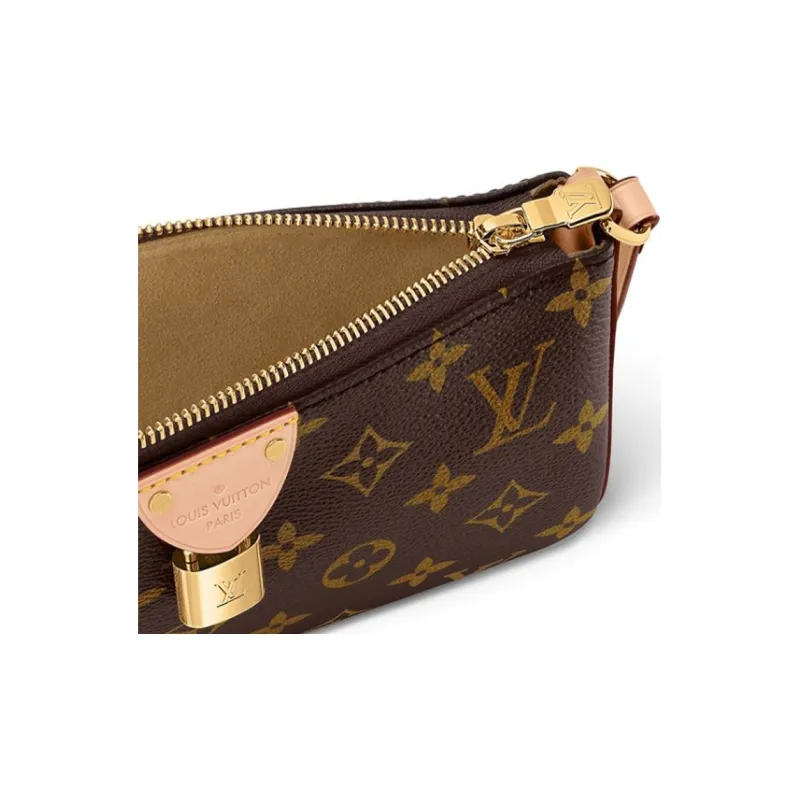 LOUIS VUITTON Pochette Tirette Monogram-4
