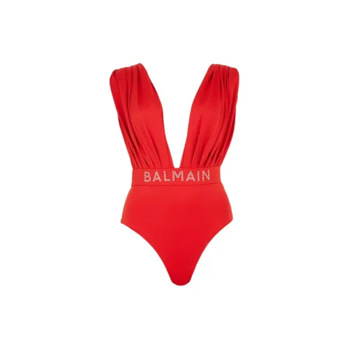 BALMAIN One-Piece Swimsuits Women's Red