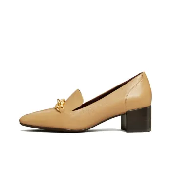 TORY BURCH JESSA Loafers 4.5cm Women's Ginger Yellow