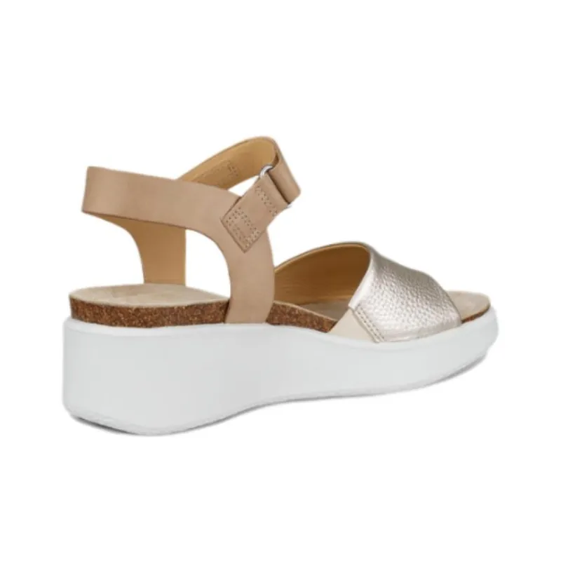 Ecco One Strap Sandals Women's Brown-2
