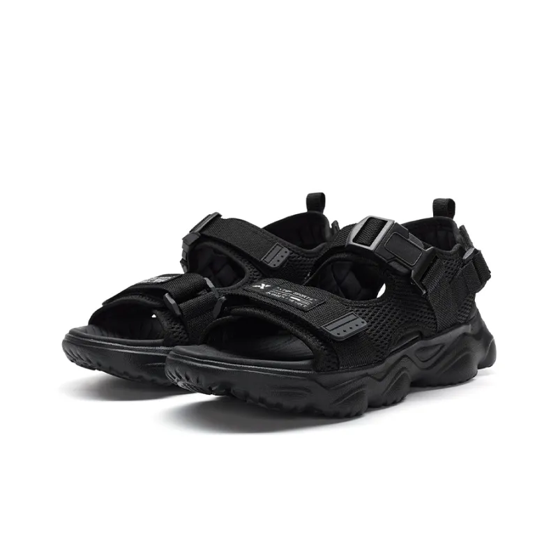 XTEP Beach Sandals Men Black-4