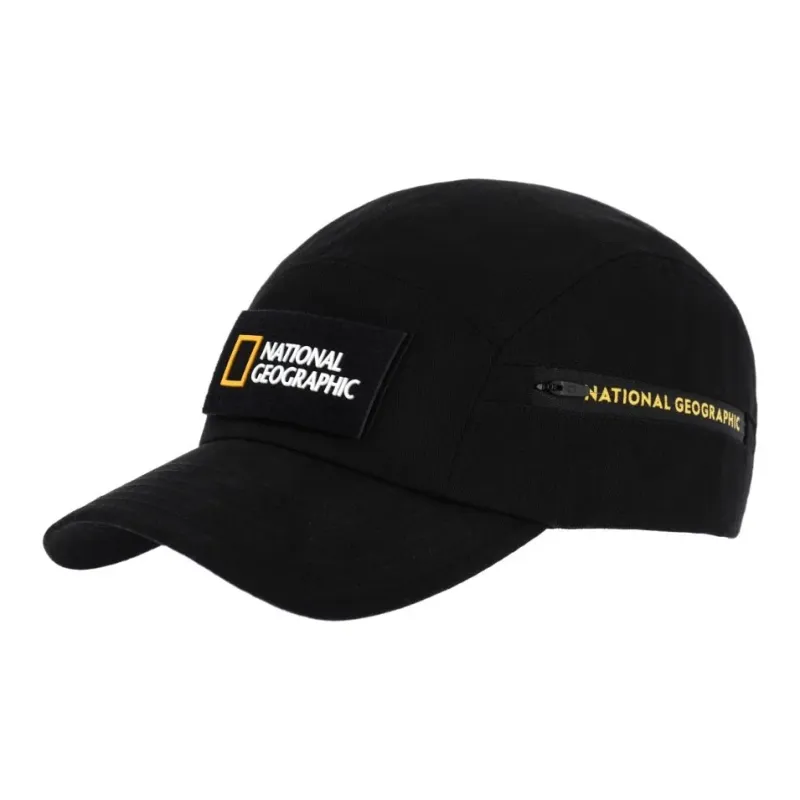 NATIONAL GEOGRAPHIC Cotton Baseball Caps Unisex Black-0