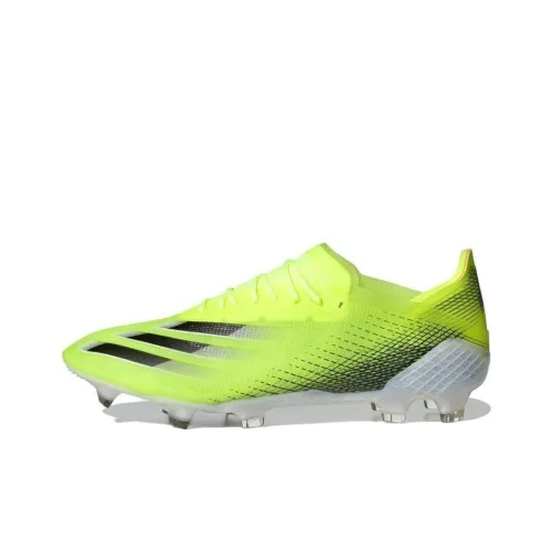 Adidas X GHOSTED Soccer Shoes Unisex Low-Top Neon Green