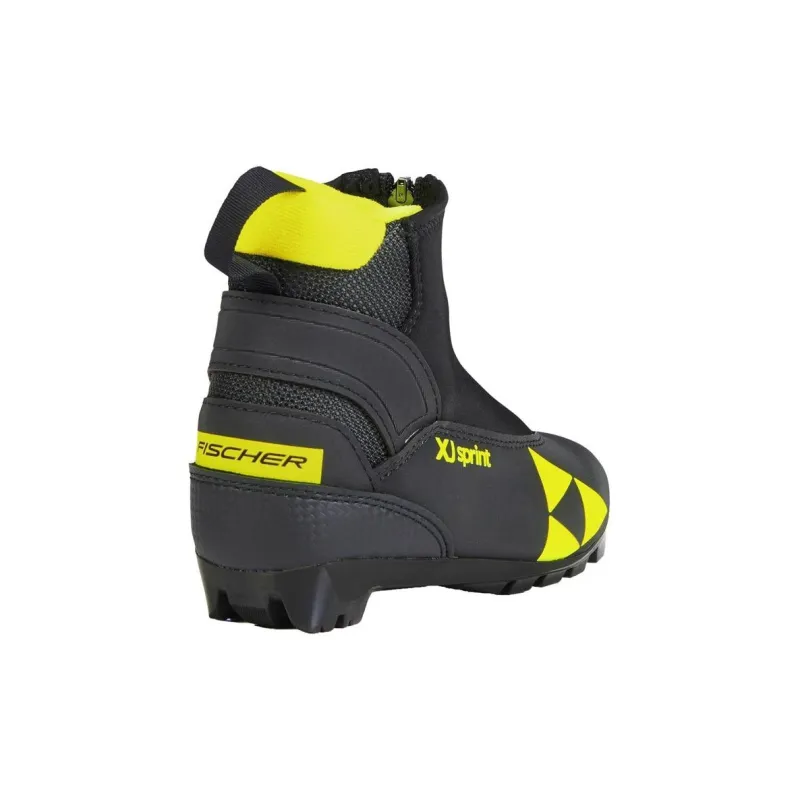 FISCHER XJ Sprint Cross Country Ski Boots Single Snowboard Ski Boots Kids'-4