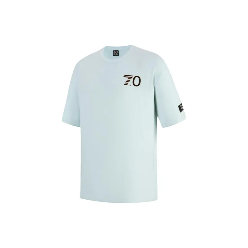 EMPORIO ARMANI EA7 SS24 T Shirt Men's Mint Green-2