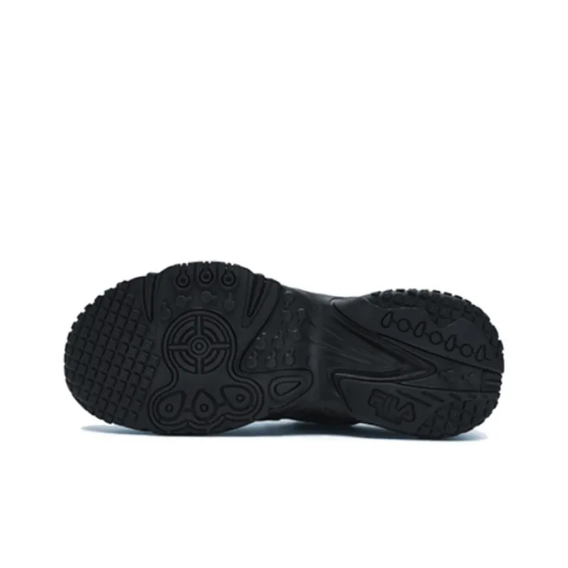 FILA FUSION KRIPTONITE Cushioned Wear Resistant Breathable Moisture Wicking Low Top Casual Shoes Women's Black Gray-3