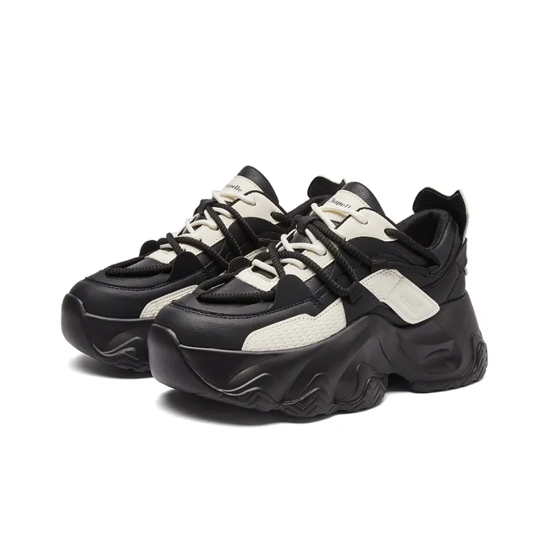 La Chapelle Height Increasing Lightweight Low Top Chunky Sneakers Women's-1