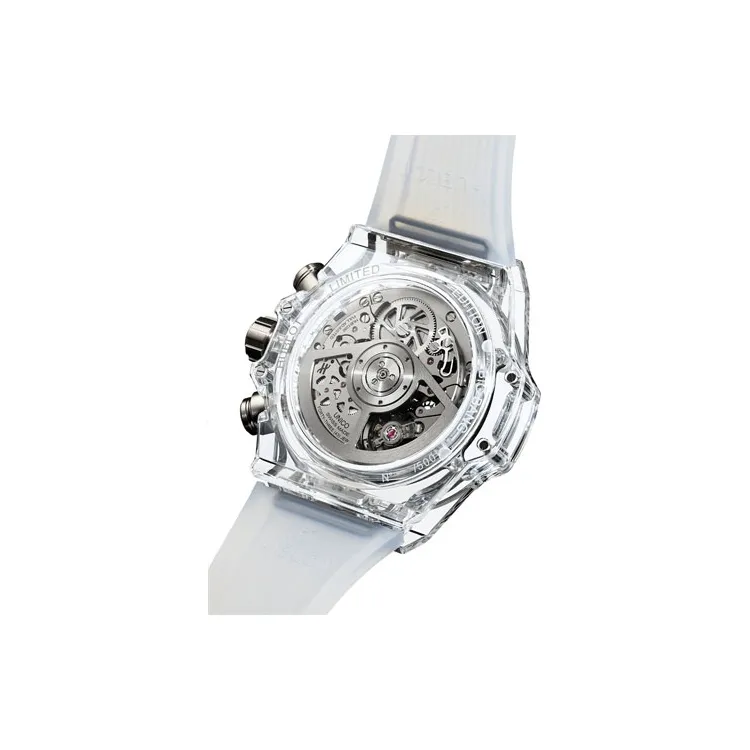 HUBLOT BIG BANG Collection Automatic Mechanical Movement Men's Watches Watch 42mm Cut Out Dial Rubber Strap-4