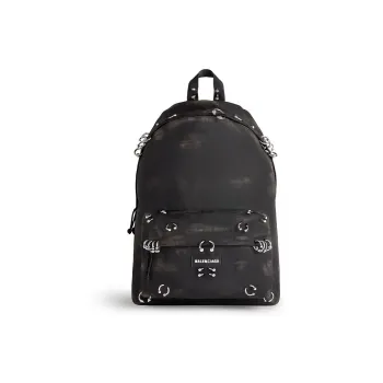 Balenciaga Explorer Fabric Backpack Women's Black