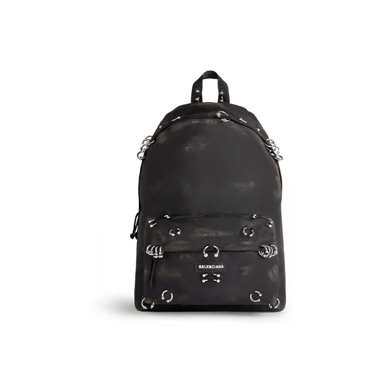 Balenciaga Explorer Fabric Backpack Women's Black-0