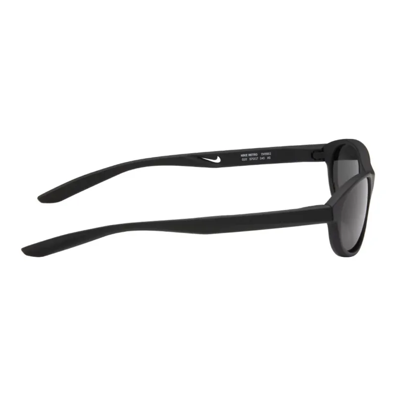 Nike Acetate Sheet Oval Sunglasses Unisex Black-1