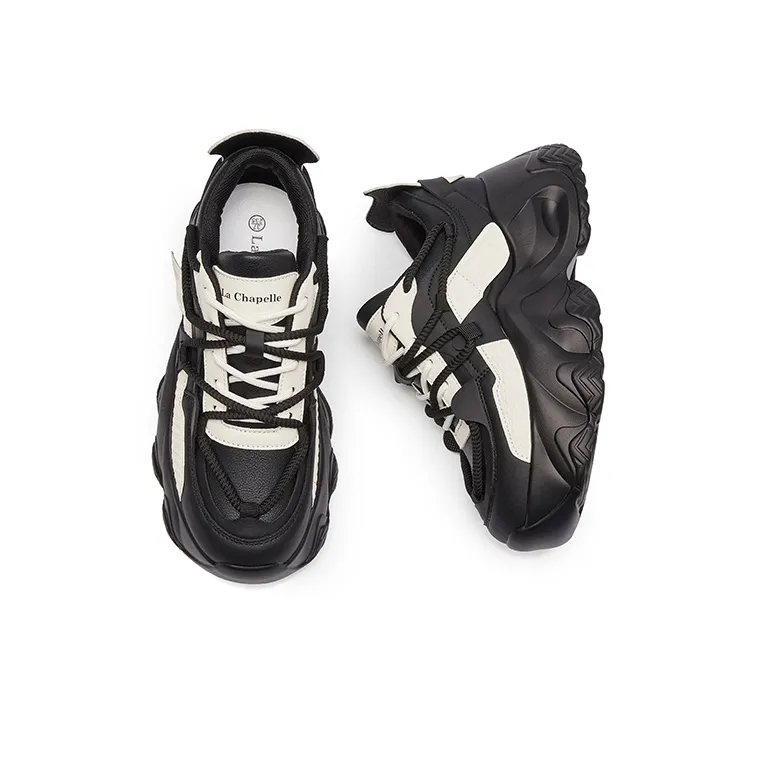 La Chapelle Height Increasing Lightweight Low Top Chunky Sneakers Women's-2