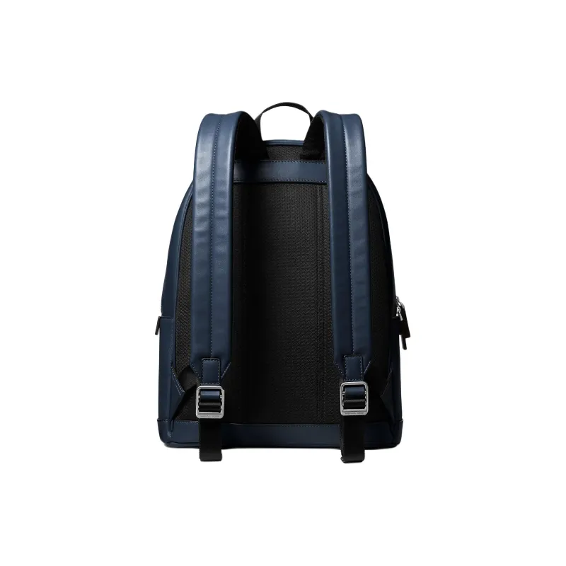 MICHAEL KORS MK Cooper Polyurethane Backpack Men's Marine Blue-1
