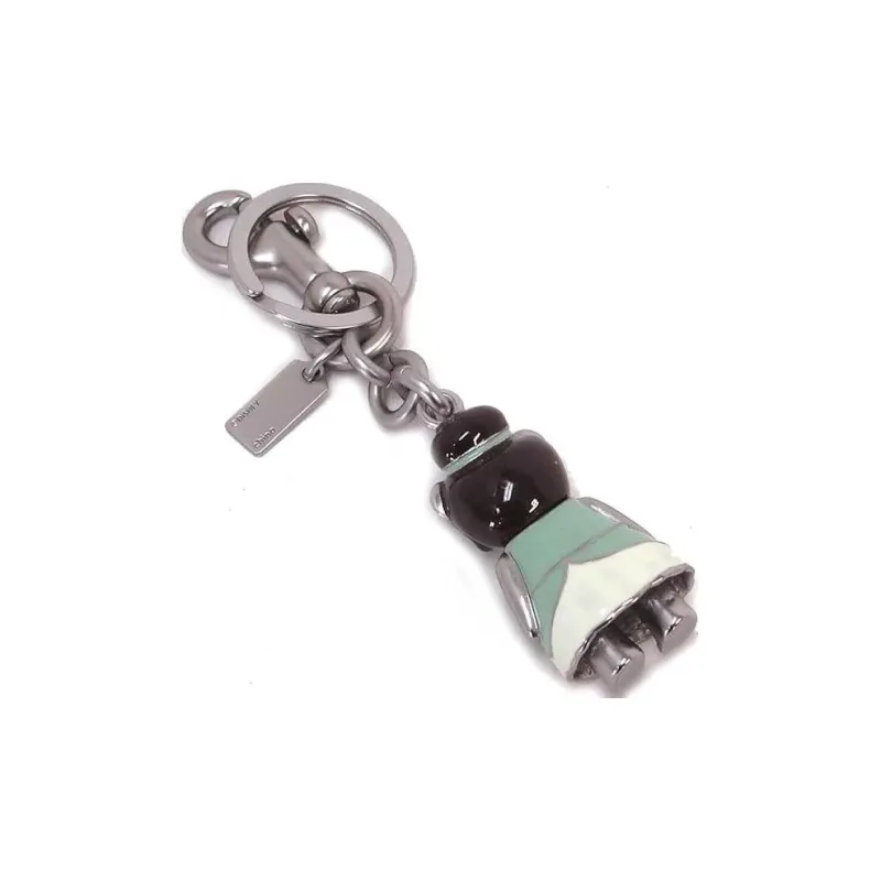 COACH Disney, Collaboration Metal Enamel Keychain Bag Accessory Women's Silver-3