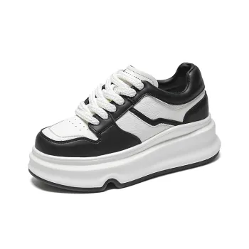 WOOS BOBO Cushioning Height Increasing Low Top Stylish Skateboarding Shoes Women's