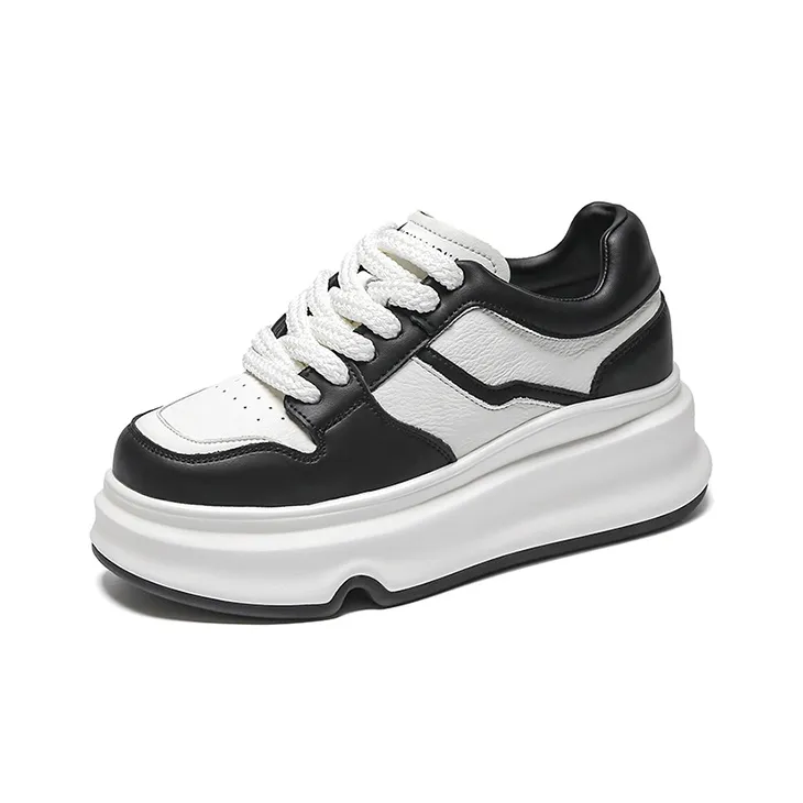 WOOS BOBO Cushioning Height Increasing Low Top Stylish Skateboarding Shoes Women's-0