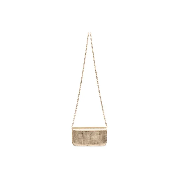 Balenciaga Gossip Sheepskin Shoulder Bag Crossbody Bag Chain Wallet Women's Light Gold-2