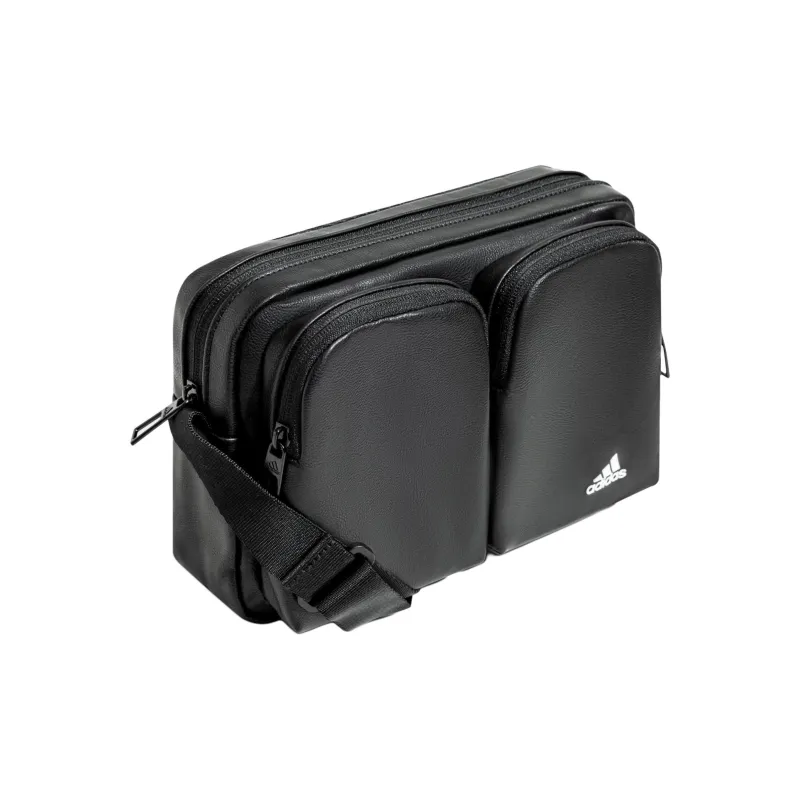 Adidas Recycled Material Storage Bag Crossbody Bag Shoulder Bag Regular Men's Black-3