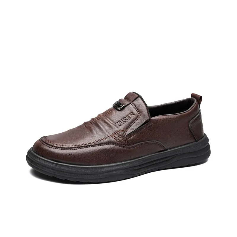 KAISER Men's Casual Shoes Men Low Top Black/Black-10