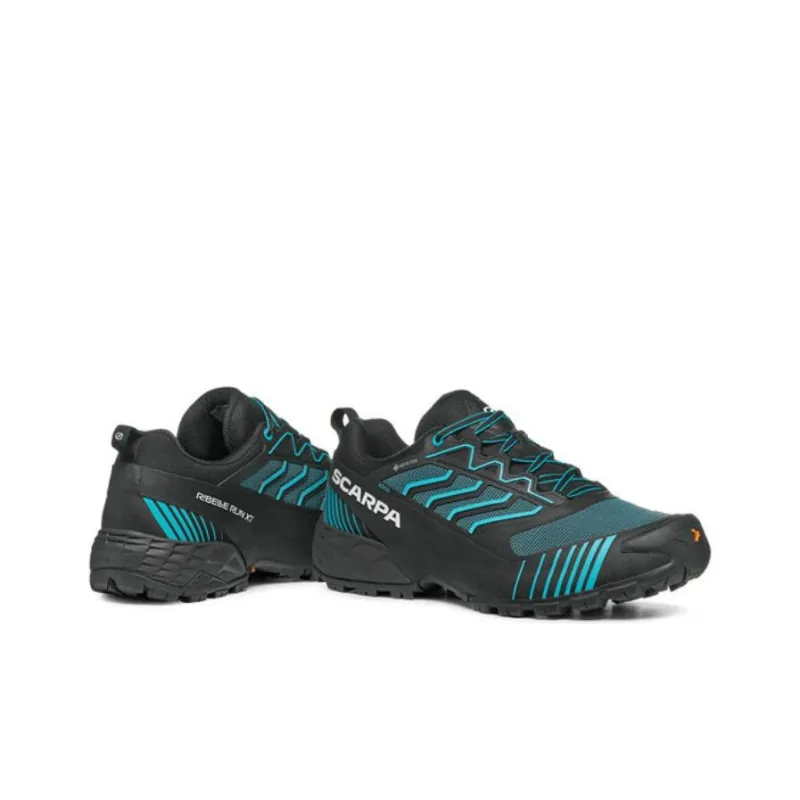 SCARPA RIBELLE RUN XT GTX Cushioning Anti-Slip And Wear-Resistant Low-Top Running Shoes Men's Blue Black-3