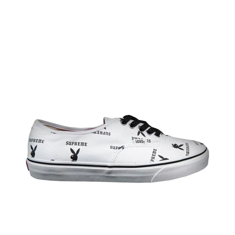 Vans Authentic Supreme X Playboy White-1