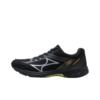 HEALTH PB1 Cushioned Slip Resistant Low Top Running Shoes Unisex Black