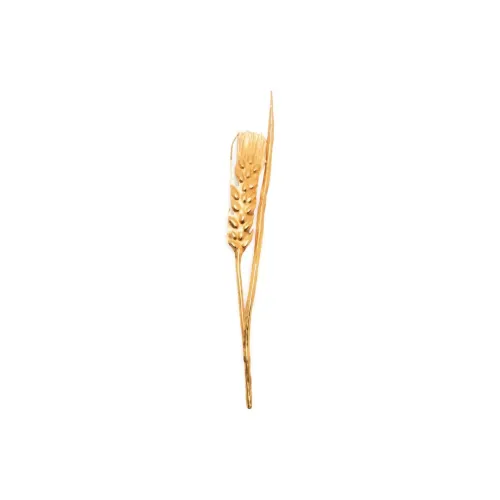 SAINT LAURENT 1990s Wheat-leaf Pin