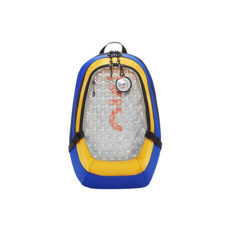 Nike Nylon Blends Polyester Backpack Men's Vintage Royal Spliced Light Photo Blue Spliced Safety Orange-0