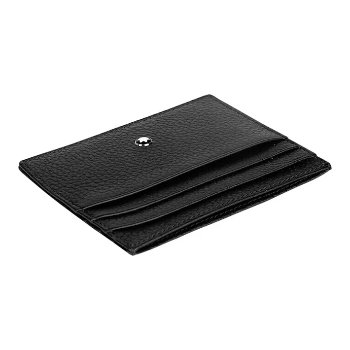 MONTBLANC Meisterstuck Leather Card Holder Men's Black-3