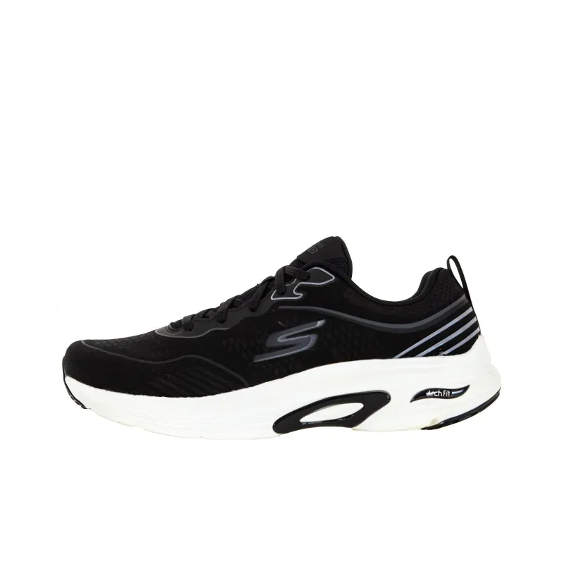 Skechers Arch Fit Cushioning, Slip Resistant, And Abrasion Resistant Low Top Running Shoes Men's Black White-0