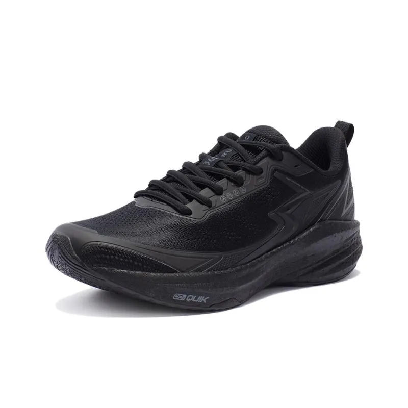 361° Cushioning Low Top Casual Running Shoes Men's Black-1