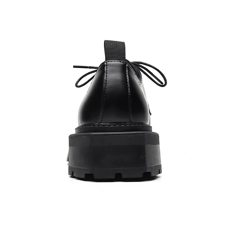 GZZ Men's Casual Shoes Men Low Top Black-3