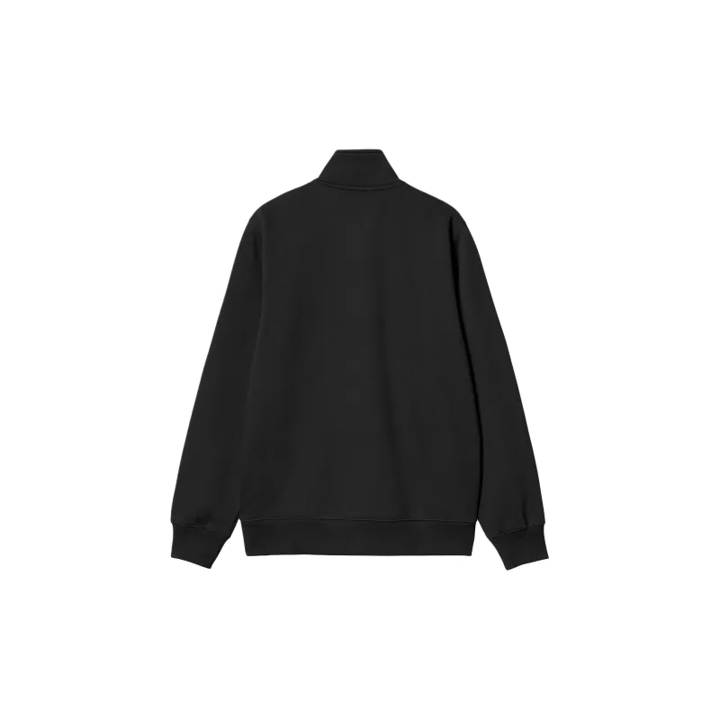 Carhartt WIP SS24 Chase Neck Zip Sweat Sweatshirt Men's Black-1