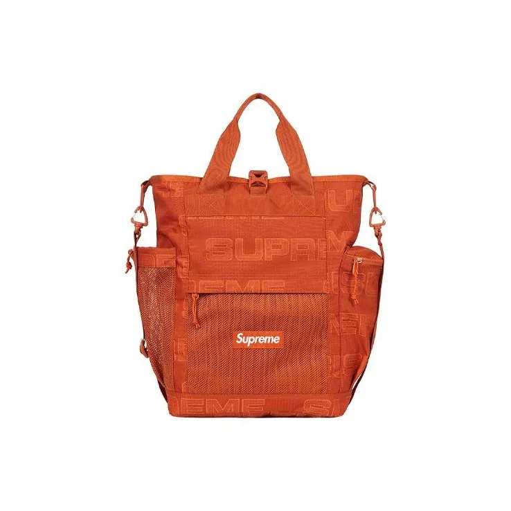 Supreme Nylon Fabric Tote Bag, Crossbody Handbag Regular Unisex Red/Black/Purple/Camouflage-0