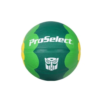 ProSelect x Transformers Rubber Basketball Yellow Green Size 5 Ball Training