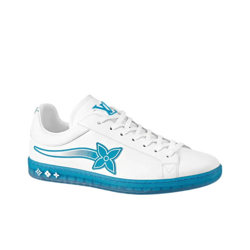 LOUIS VUITTON Luxembourg Samothrace Trainers 'White Blue'-1