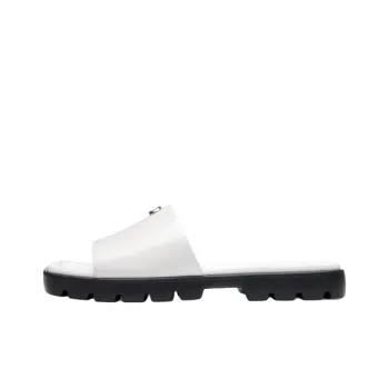 COACH Slide Slippers 0.5cm Women's White
