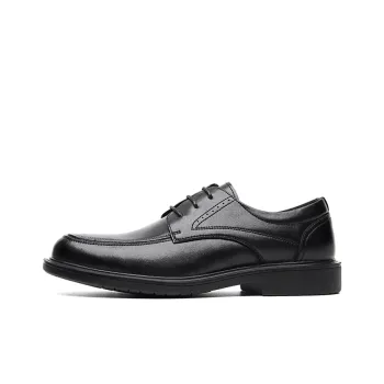 GZZ Dress Shoes Men Low-Top Black