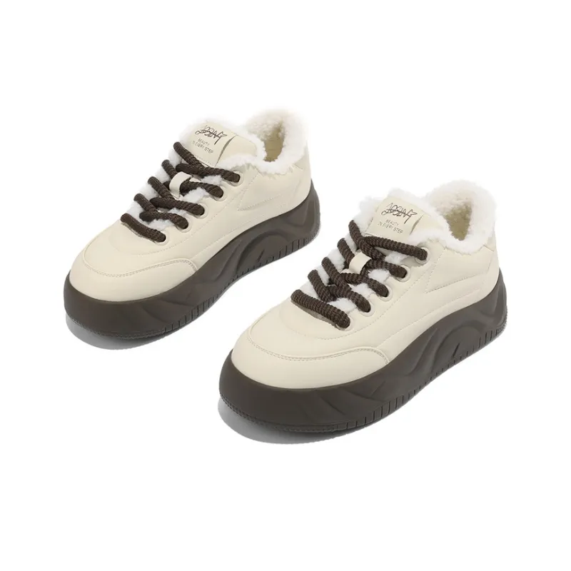 JOSINY Height Increasing Warmth Mid-Top Casual Shoes Women's-6
