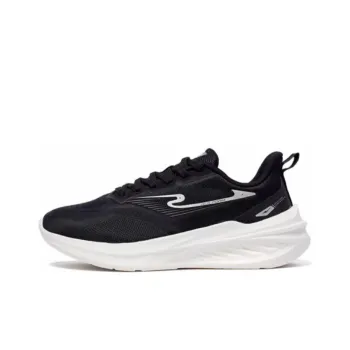 Erke Cushioning Anti Slip And Wear Resistant Low Top Running Shoes Men's Black