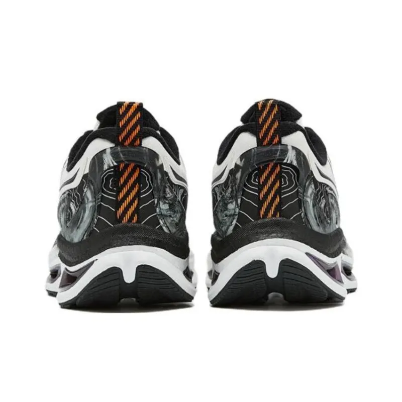 XTEP Cushioning Anti Slip And Wear Resistant Low Top Running Shoes Men's White Black-3
