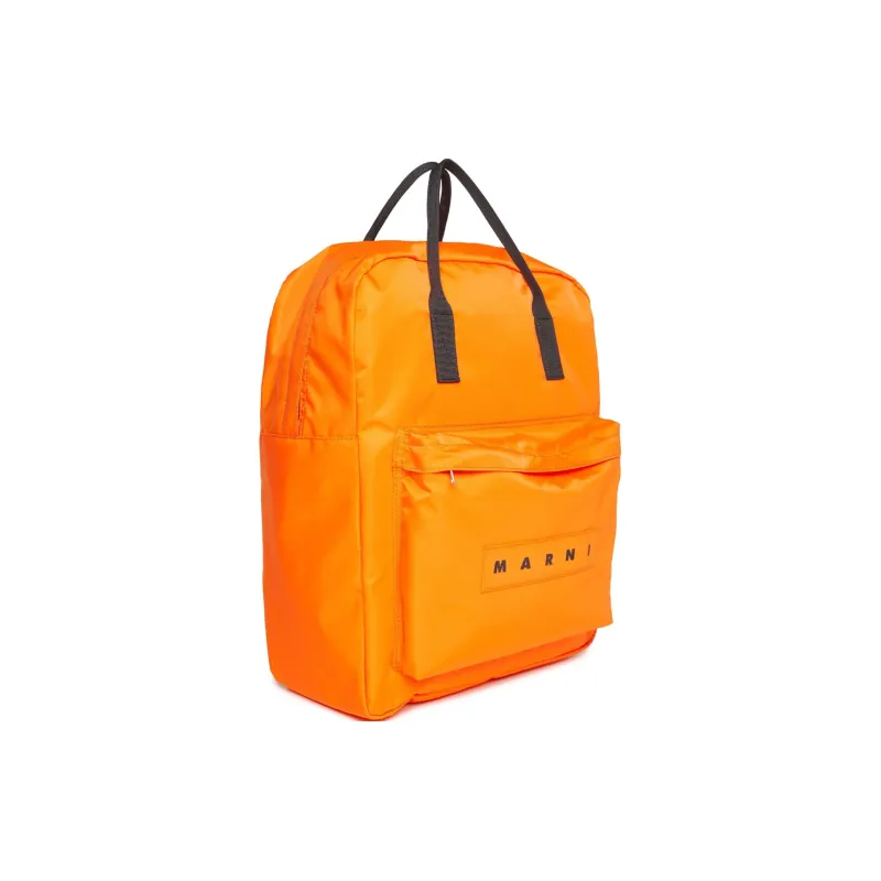 MARNI Polyamide Backpack Kids' Orange & Black-1