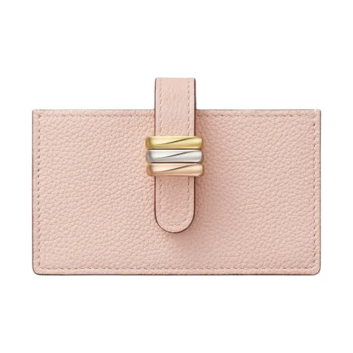 CARTIER Trinity Series Grain Calfskin Card Holder Card Holder Women's Quartz Color