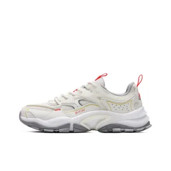 361° Prehistoric Giant Creatures Cushioned Slip-Resistant Low-Top Chunky Sneakers Men's White