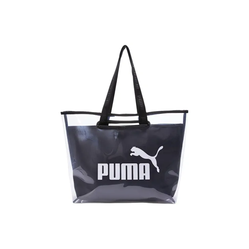 PUMA Fabric Combo Bag Tote Bag Shopping Bag Shoulder Bag Handbag Regular Unisex Pure Black-0
