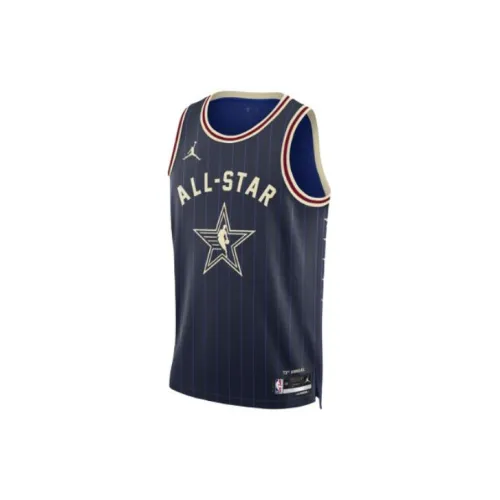 Jordan X NBA 2024 ALL STAR Basketball Jerseys Men Blue