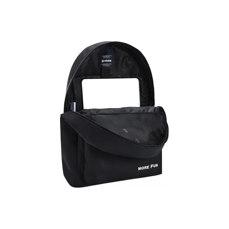 FILA Fusion Fabric Backpack Regular Unisex Black-4