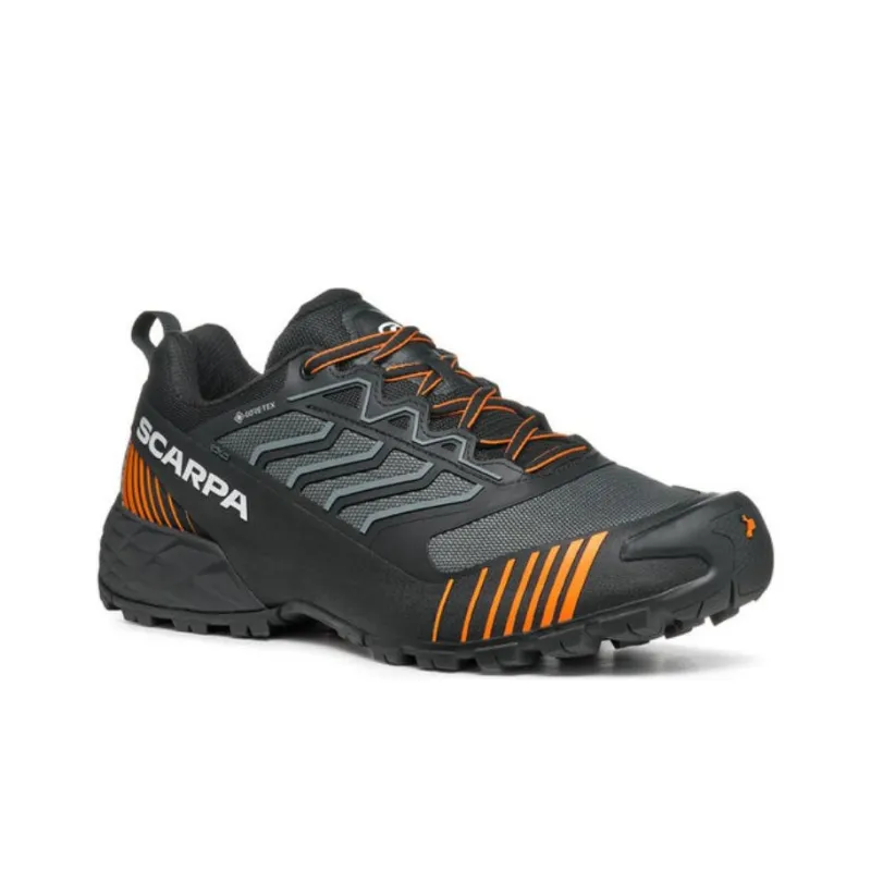 SCARPA RIBELLE RUN XT GTX Cushioning Low-Top Running Shoes Men's Black Gray Color-2