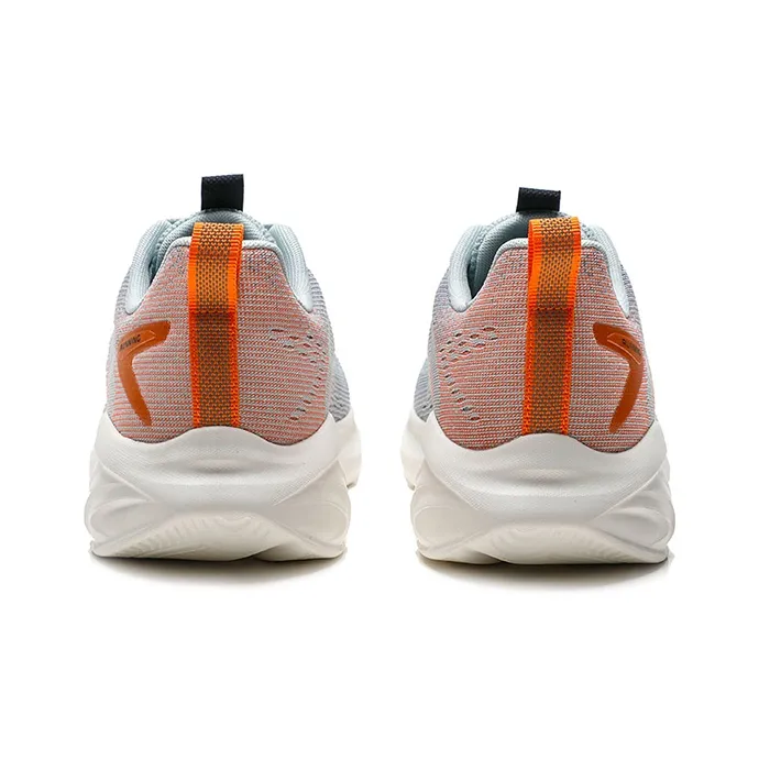 XTEP Running Shoes Men Low Top Snow Mist Green/Slate Gray/Orange Yellow-4