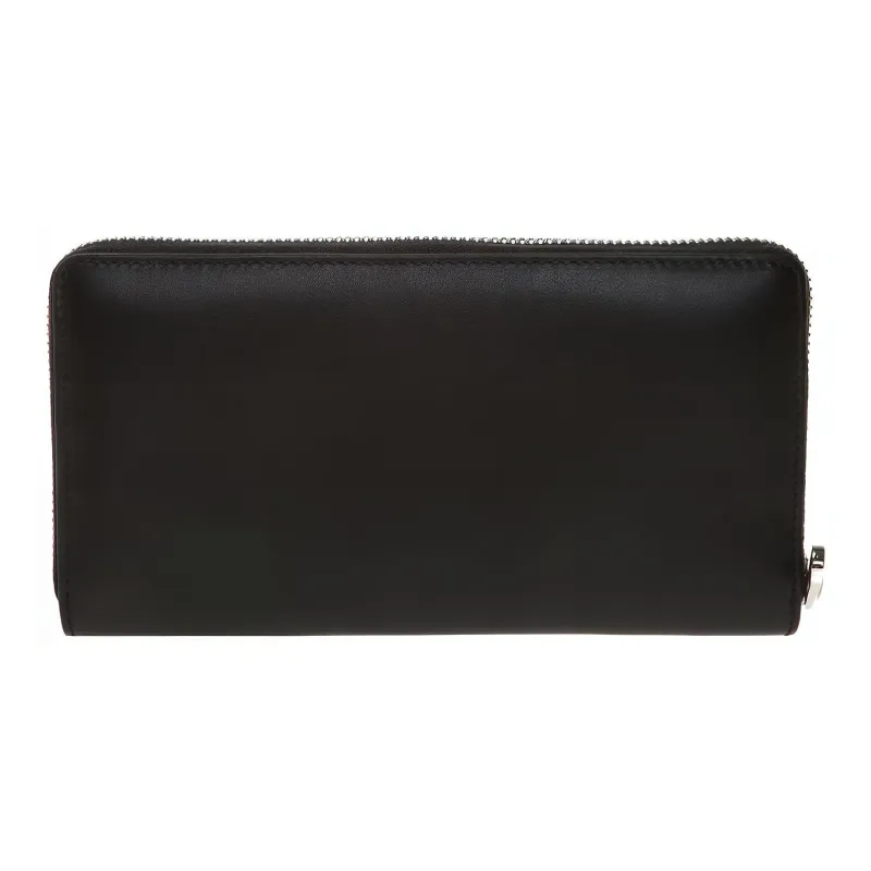 GUCCI Leather Wallet Men's Black-2